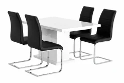 Ratliff Forlengningsbar Spisegruppe 180 cm m 4 Cibus Stoler