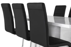 Ratliff Spisegruppe 180 cm + 6 Stoler Utvidbart med Tilleggsplate