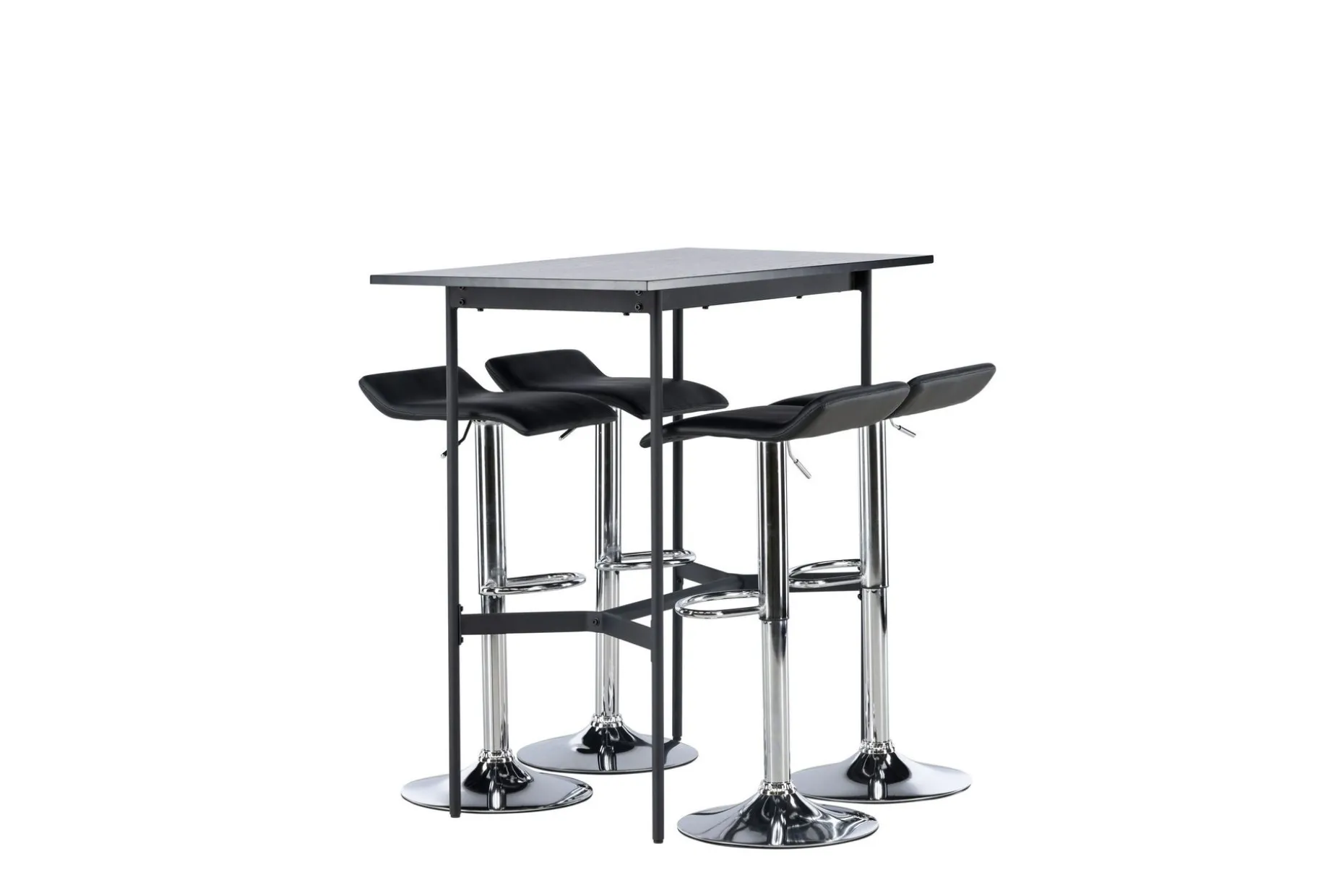 Rax Spisegruppe 120 cm Rektangulær med 4 Jonna Stoler