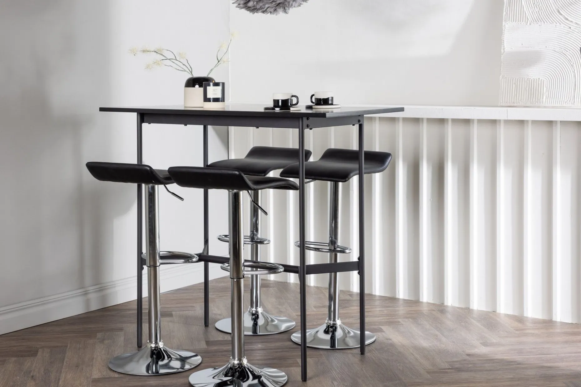 Rax Spisegruppe 120 cm Rektangulær med 4 Jonna Stoler