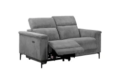 Reclinersofa uten hjørne Loft24 Lund reclinersofa 2-seter Lightgrey