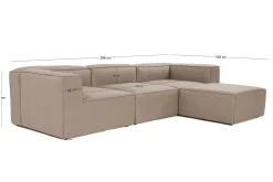 Redlands Sofa med Sjeselong 3-seter