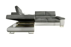 Reginia 3-sits Hörnbäddsoffa Ljusgrå
