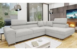 Reginia 3-sits Hörnbäddsoffa Ljusgrå