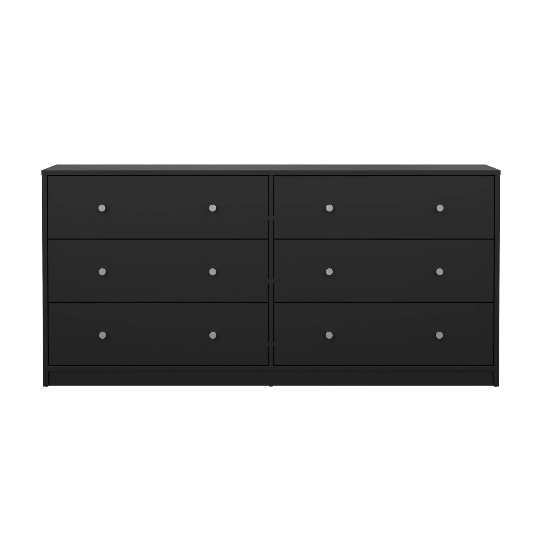 Renor Kommode dobbel kommode med 6 skuffer 143x30x68 cm