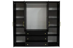 Retro Garderobe M. Speil 196x200 cm