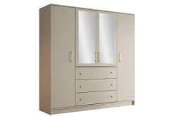 Retro Garderobe M. Speil 196x200 cm