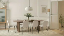Richeto spisebord 240 cm med 8 Katy spisestoler