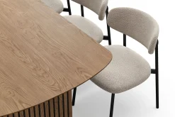 Richeto spisebord 210 cm med 6 Lucy spisestoler