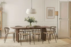 Richeto spisebord 240 cm med 8 Winston spisestoler