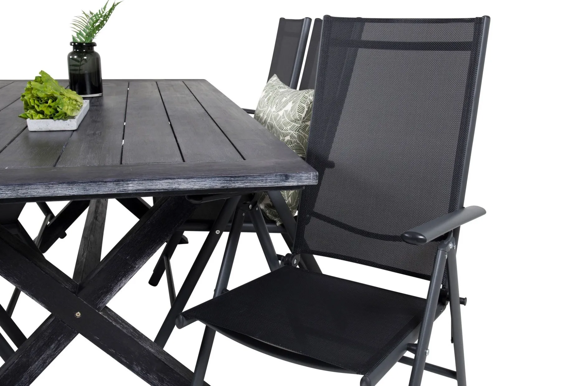 Rives Spisegruppe 200cm + 6 Break Posisjonsstoler