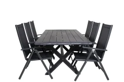 Rives Spisegruppe 200cm + 6 Break Posisjonsstoler