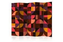 Romdeler Geometric Mosaic Red II