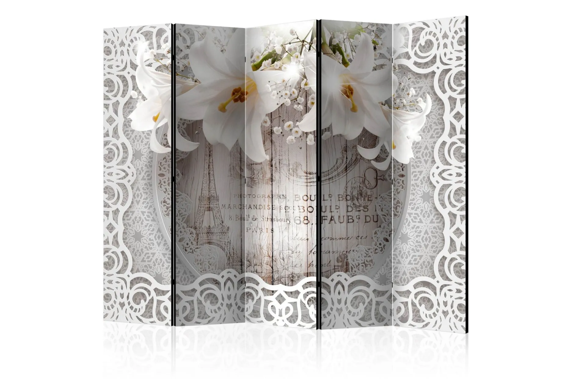 Romdeler Lilies and Quilted Background II