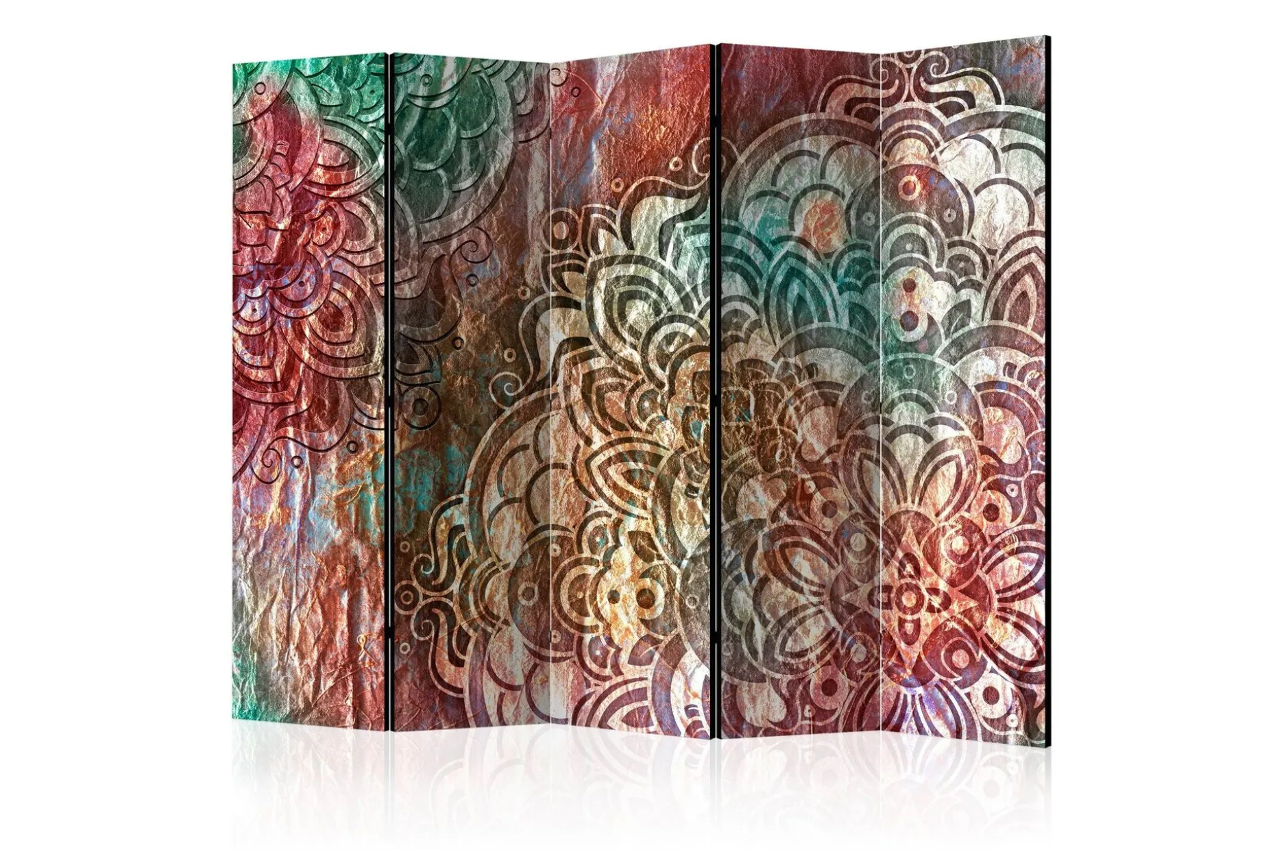 Romdeler Mandala: Copper Garden II 222x517 cm