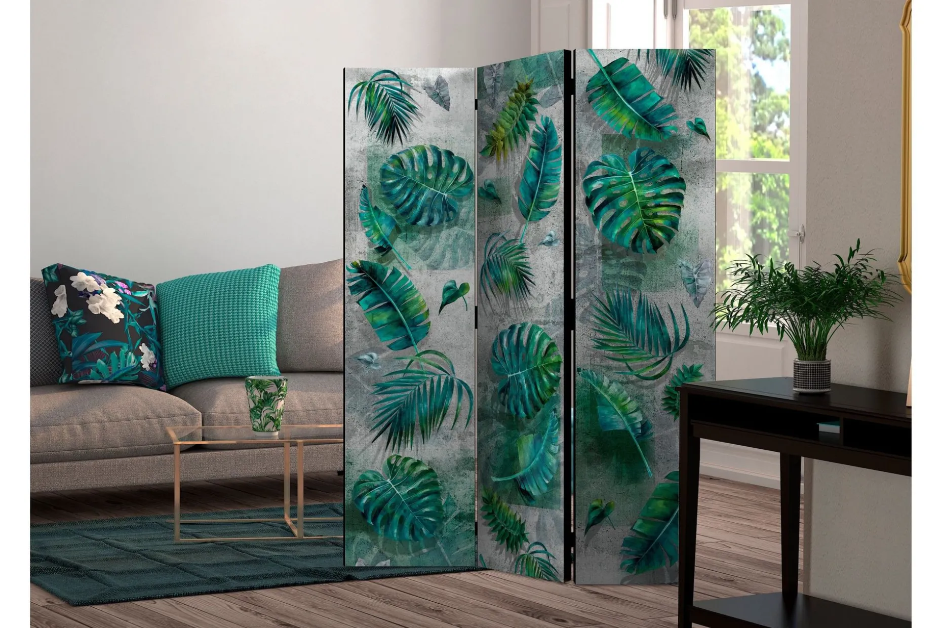 Romdeler Modernist Jungle 113x517 cm