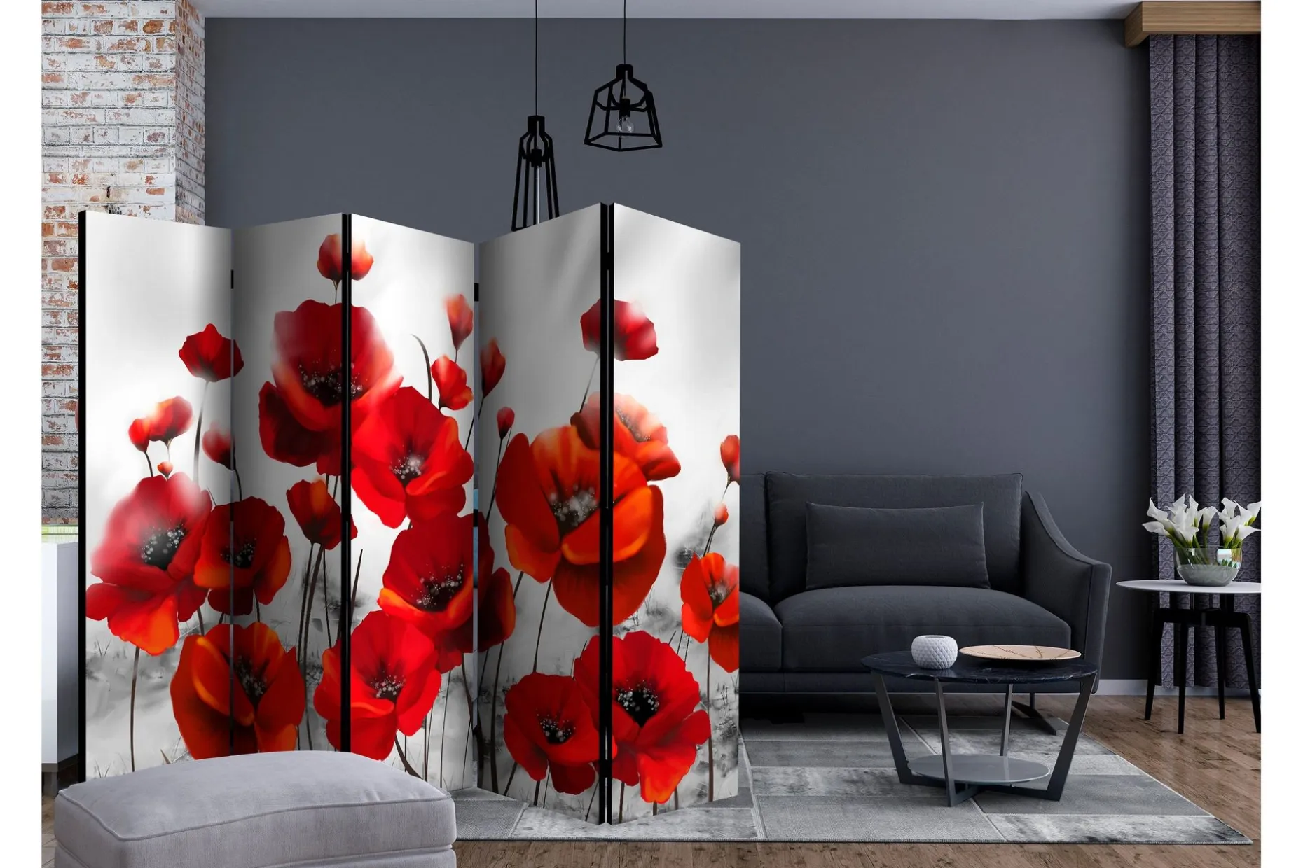 Romdeler Poppies in the Moonlight II