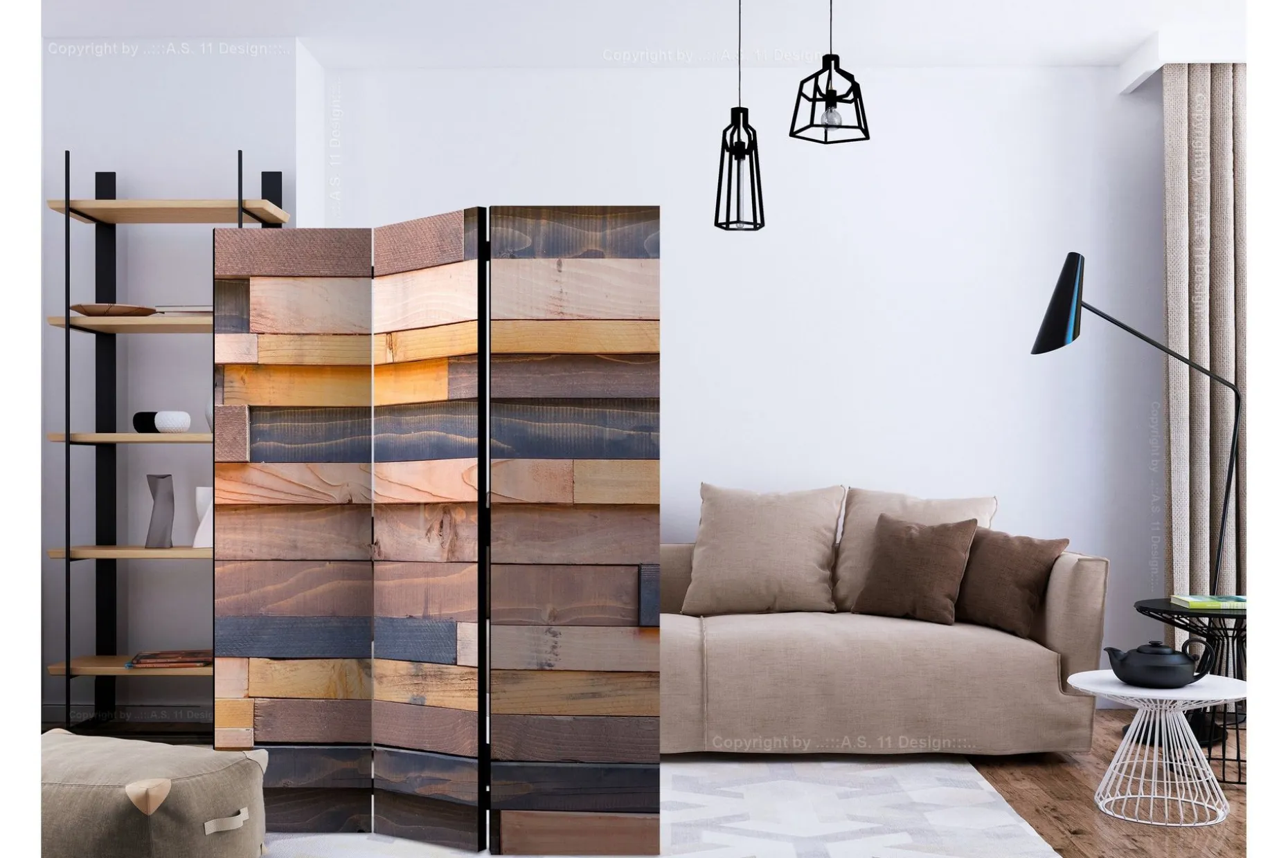 Romdeler - Wooden Castl 135x172