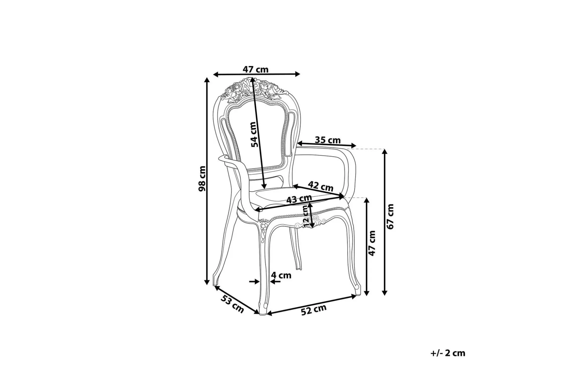 Ronshausen Stol 2-pk
