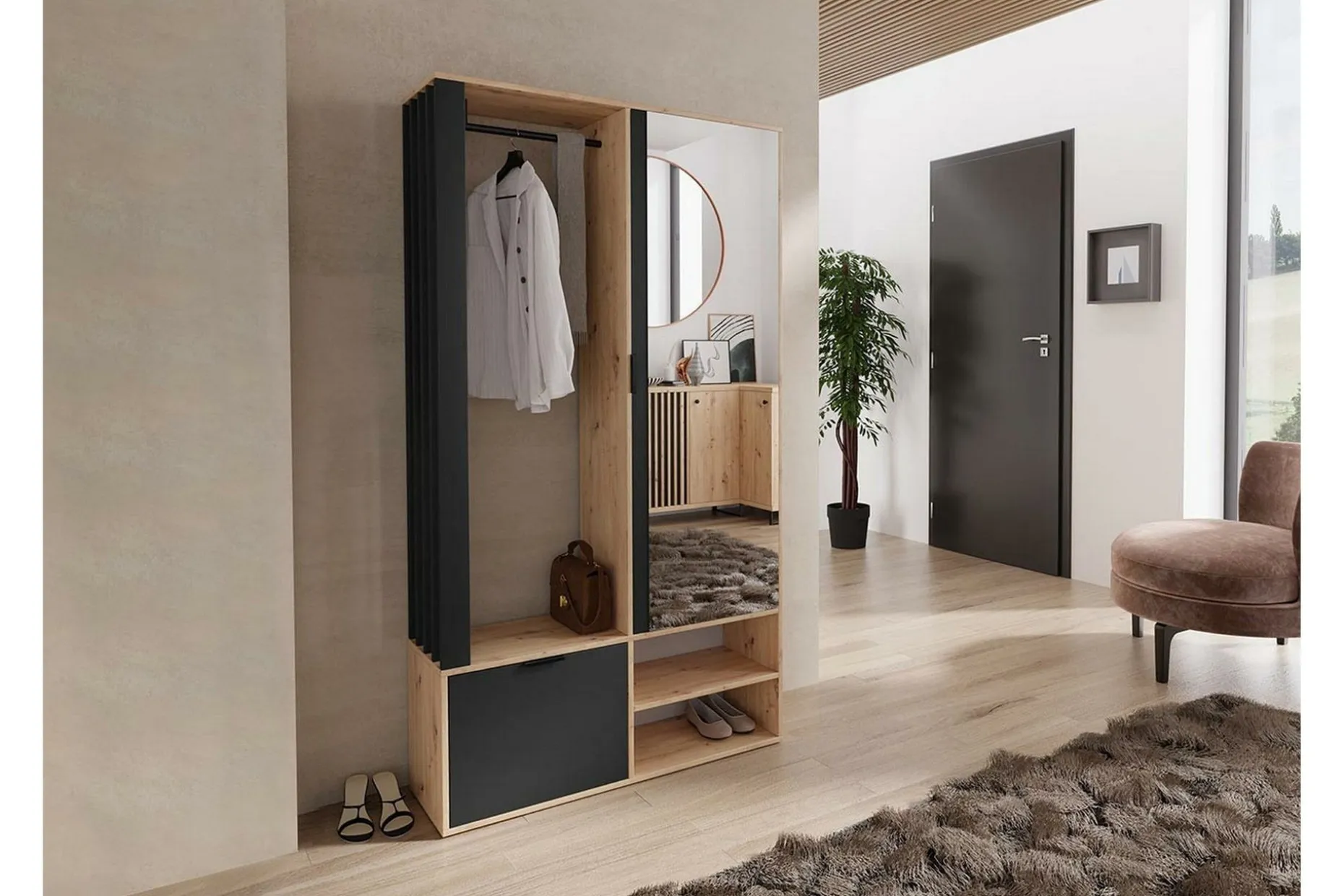 Rosehall Highboard Black