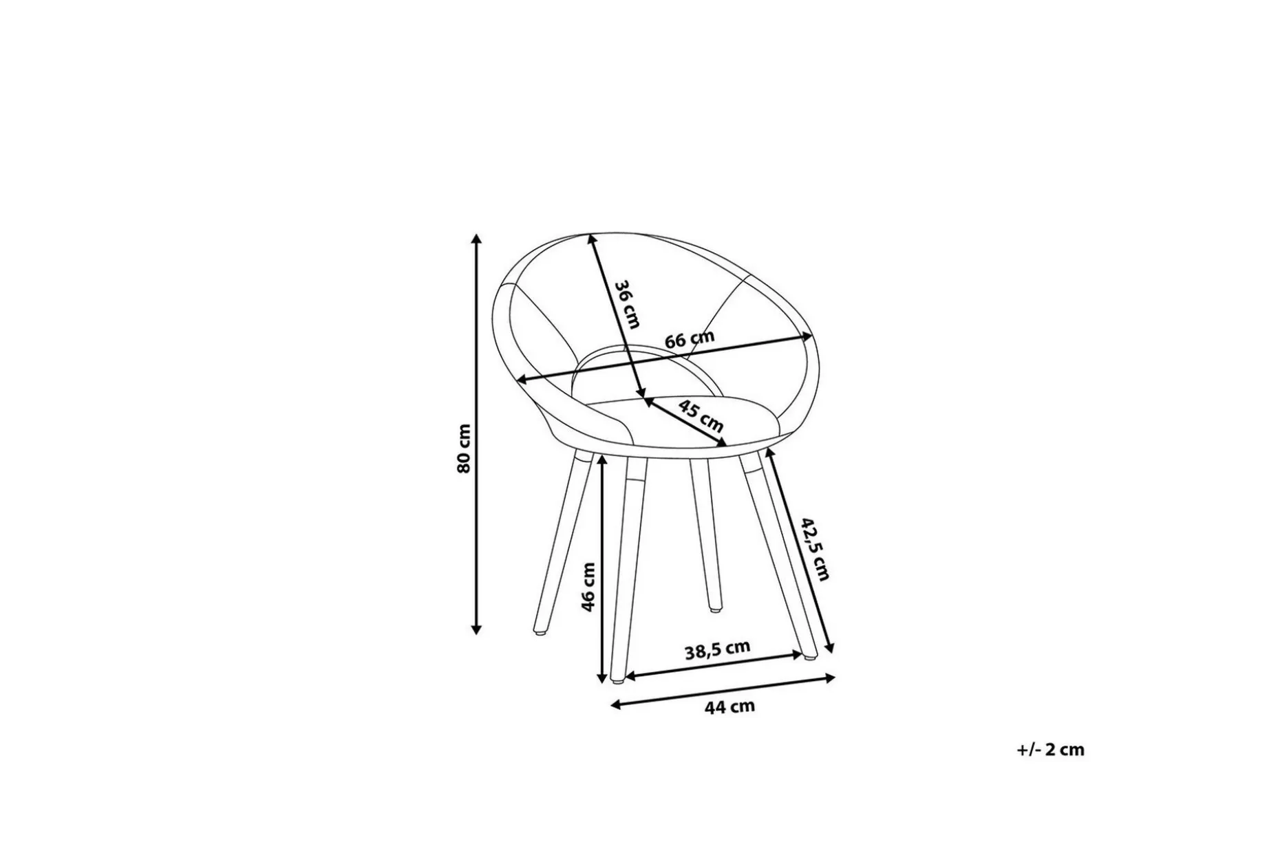 Roslyn Stol 2-pk