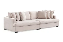 Rossita Lyx 4-seters Ekstra Dyp Sofa i Fløyel