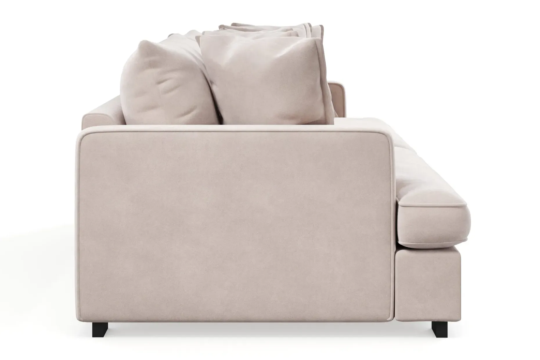Rossita Lyx 4-seters Ekstra Dyp Sofa i Fløyel