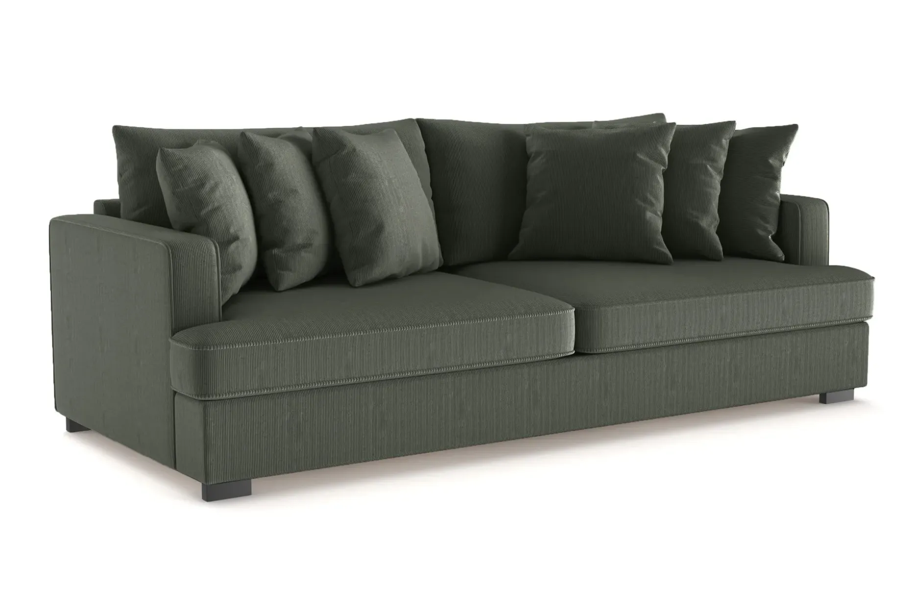 Rossita 4-seters Dyp Sofa i Kordfløyel
