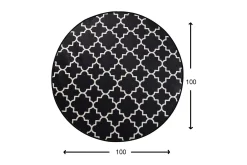 Round Matte Cup - Svart (100)