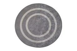 Round Matte Sølv (100)