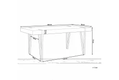 Roundtop Spisebord 180x90 cm