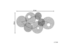 Rubidium Veggdekorasjon Med Skjell 91 cm