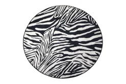 Rund Matte Zebra (140)