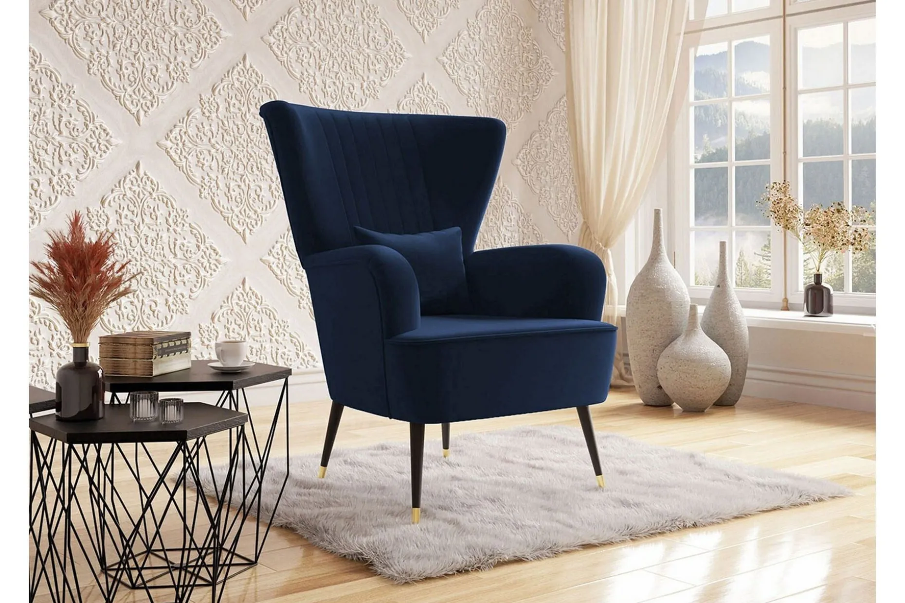 Rushmore Fåtölj Dark blue