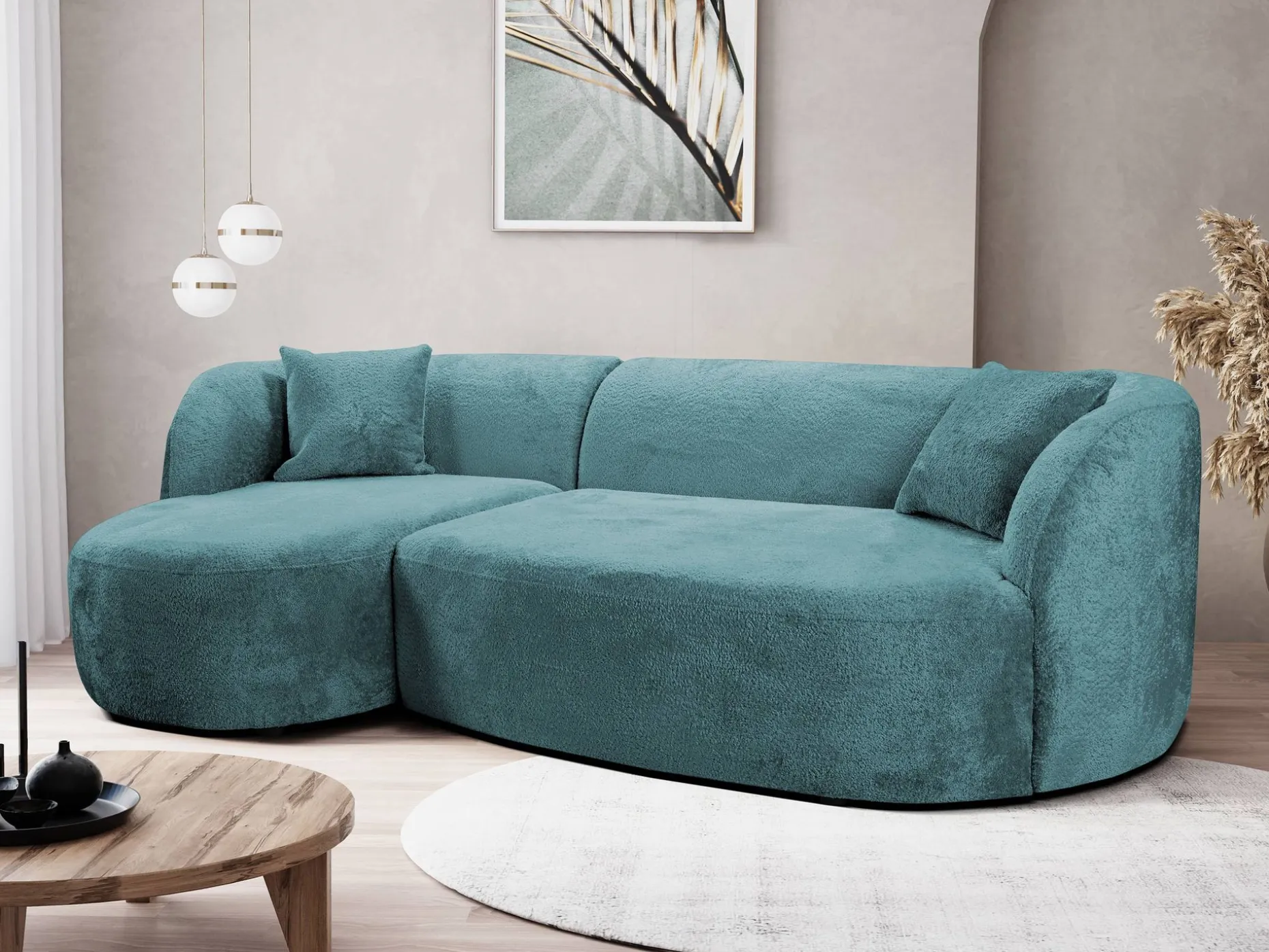 Rylian 3-seters sofa med divan