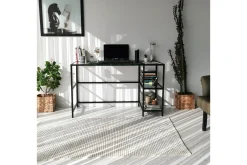 Sabani Skrivebord 130 cm med Oppbevaring 2 Hyller