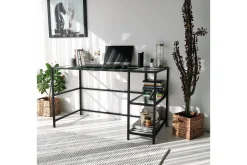 Sabani Skrivebord 130 cm med Oppbevaring 2 Hyller