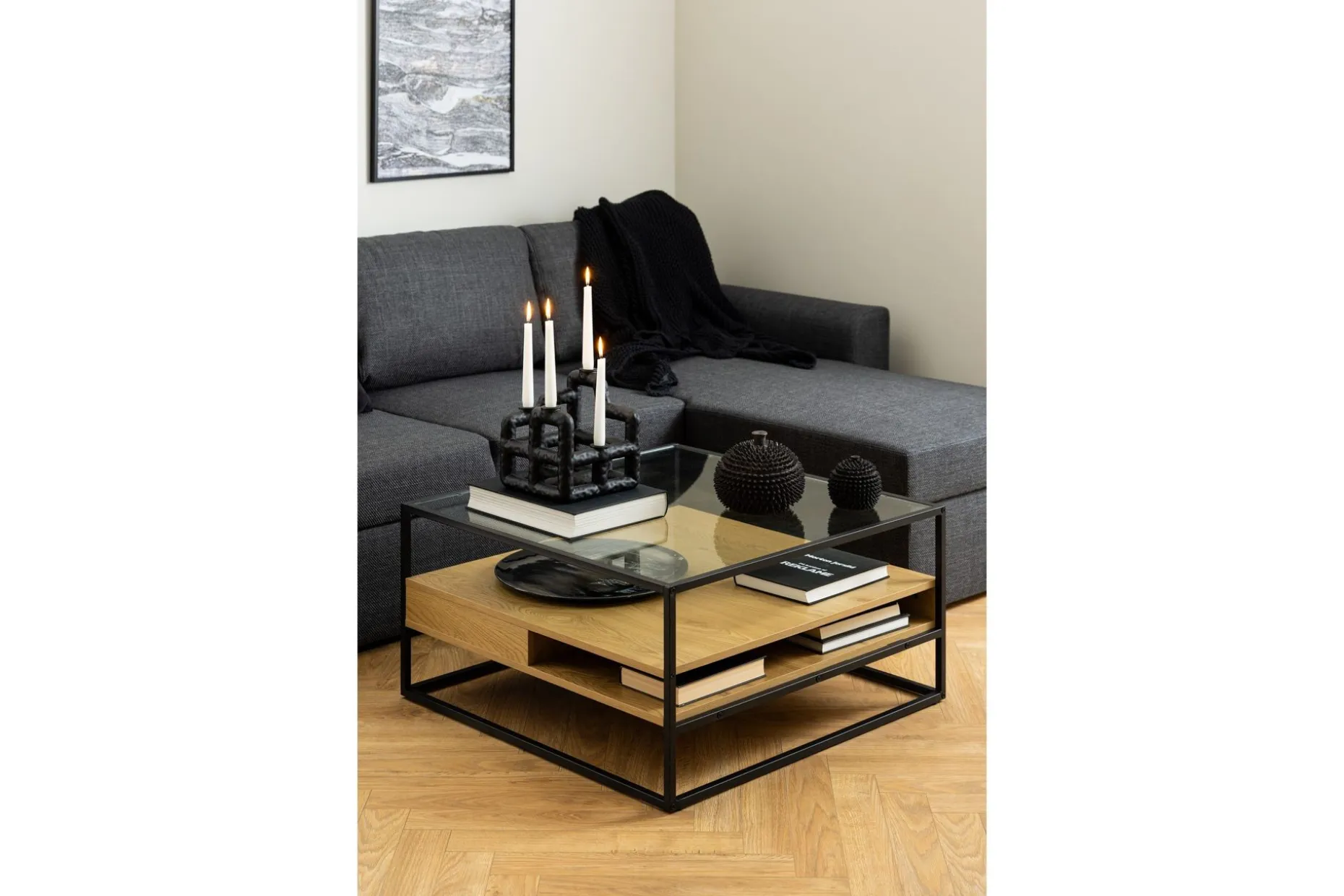 Sakila Sofabord 80x80 cm