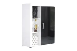 Samba Förvaringsskåp 90x35x114 cm Black