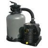 Sandfilter Planet Pool Sandfilterpumpe Planet Pool monteringsplate 6-veis ventil S (filter Ø 330 mm, pumpe 6,0 m³/t)
