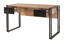 Sapphira Skrivebord 139 cm med Oppbevaring 2 Skuffer