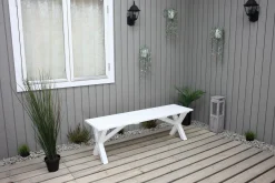 Scottsdale Sittebenk 140 cm Hvit