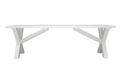 Scottsdale Sittebenk 140 cm Hvit