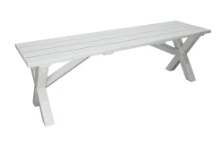 Scottsdale Sittebenk 140 cm Hvit
