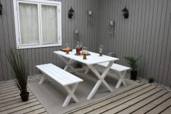 Scottsdale Sittebenk 140 cm Hvit