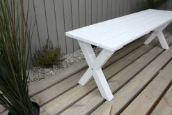 Scottsdale Sittebenk 140 cm Hvit