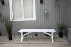 Scottsdale Sittebenk 140 cm Hvit