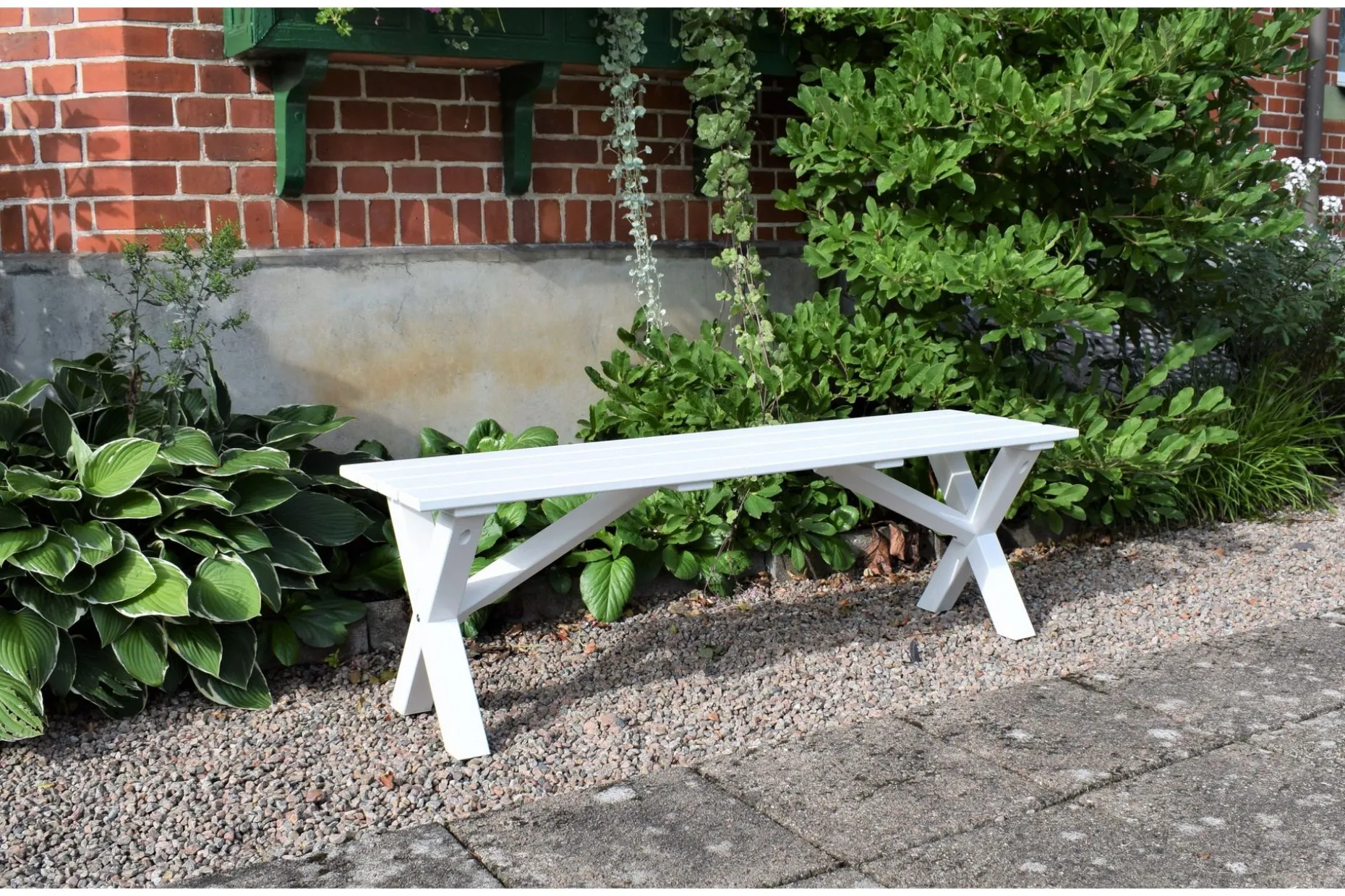 Scottsdale Sittebenk 140 cm Hvit