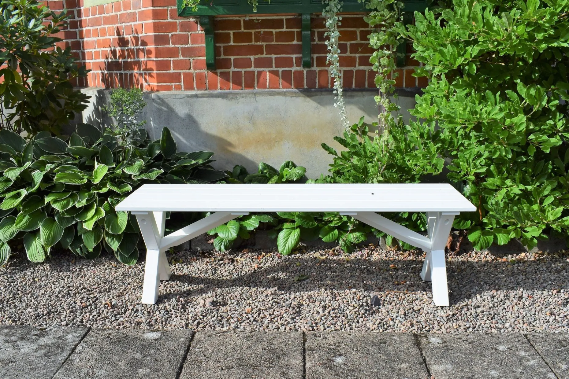 Scottsdale Sittebenk 140 cm Hvit