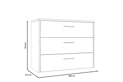 Scrafton Kommode 100 cm